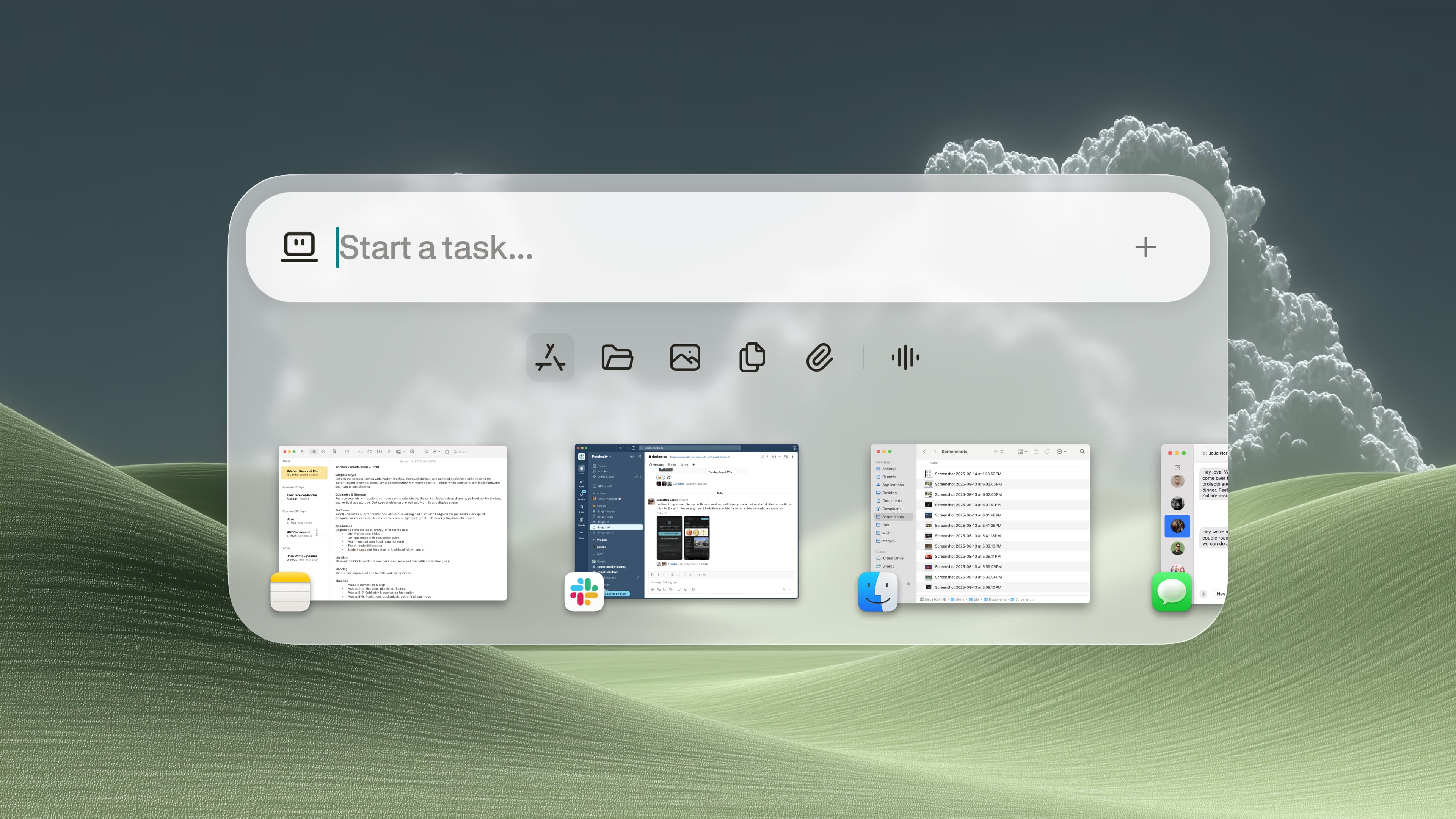 Perplexity Personal Computer screenshot — Digital worker that runs entire projects across multiple AI models on your Mac.